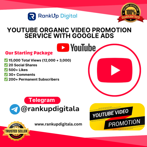 YouTube Organic Video Promotion Service YouTube Organic Video Promotion Service